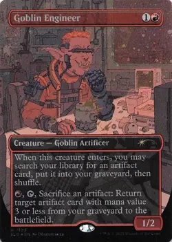 Goblin Engineer (Galaxy Foil) 2103 R Foil SLD NM - Image 1