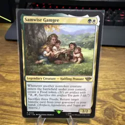 MTG Samwise Gamgee (222/511) The Lord of the Rings Tales of Middle-earth LP - Image 1