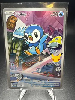 Piplup - 042 Black Star Promo - First Partner Illustration Collection Pokemon - Image 1