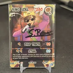 Hermitcraft TCG Series 2 Smallishbeans Alter Ego King Joel Signed Card - Image 1