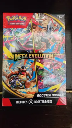 Pokemon Mega Evolution Booster Bundle Box English TCG 2025 - Image 1