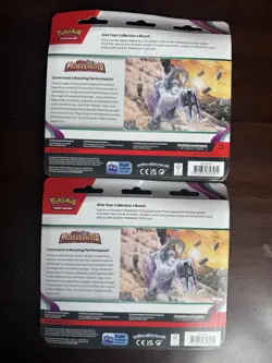 (LOT OF 2) Pokemon TCG Paldea Evolved 3 Pack Blister Varoom FACTORY SEALED - Image 2