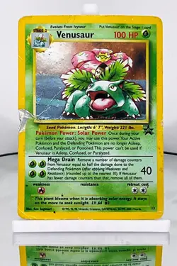 Damaged Venusaur - 13 - Holo Promo - Pokemon Black Star Promo English - Image 1