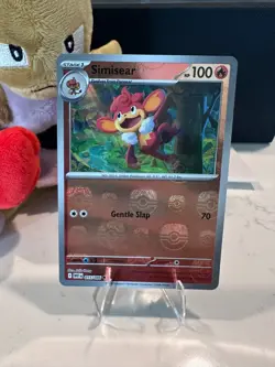 Simisear (Master Ball Pattern) 015/086 Sv: White Flare Holo NM Pokemon - Image 1