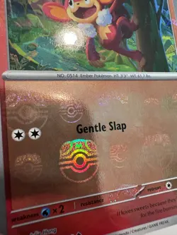 Simisear (Master Ball Pattern) 015/086 Sv: White Flare Holo NM Pokemon - Image 3