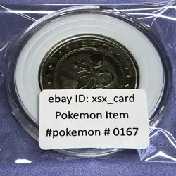 Pokemon Vintage Japanese Meiji Metal Battle Coin Medal - SP100 Mewtwo - #0167 - Image 1