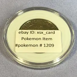 Pokemon 1997 Bandai Metal Battle Silver Coin - Nintendo - No.025 Pikachu - #1209 - Image 3