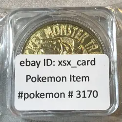 Pokemon Bandai Metal Battle Gold Coin Medal - Nintendo - Blastoise Unused #3170 - Image 1