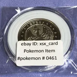 Pokemon Vintage Japanese Meiji Metal Battle Coin Medal - SP65 Charizard - #0461 - Image 1