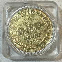 Pokemon Bandai Metal Battle Gold Coin Medal - Nintendo - Mewtwo Unused #3140 - Image 3