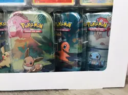 POKEMON KANTO FRIENDS MINI TIN BOX SET 4 HOLO PROMO COSTCO EXCLUSIVE NEW SEALED - Image 2