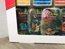 POKEMON KANTO FRIENDS MINI TIN BOX SET 4 HOLO PROMO COSTCO EXCLUSIVE NEW SEALED - Image 3
