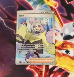 Pokemon TCG - Iono Full Art - SV: Black Star Promo SVP 124 - NM - Image 1