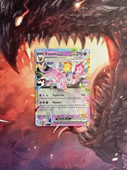 Play! Pokemon Prize Pack Series 7 Prismatic Evolutions 034/131 Espeon ex Card ✨ - Image 3