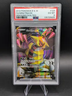 Pokemon Giratina EX Dragons Exalted Full Art #124 PSA 6 - Image 1