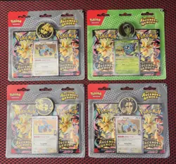 Pokemon Mega Evolution Ascended Heroes Sealed 2 Pack Blister Lot Of 4 In Hand - Image 1