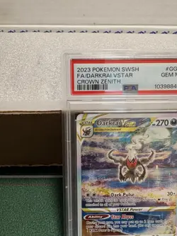 Pokemon TCG: Crown Zenith - Darkrai Vstar #GG50/GG70, PSA 10 GEM MINT. - Image 2