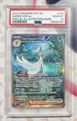 Pokemon 2024 Gardevoir ex 233/091 Full Art SIR Paldean Fates GEM MINT PSA 10 - Image 1