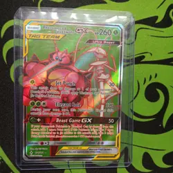 Pokemon TCG Pheromosa And Buzzwole Tag Team GX 191/214 - Image 3