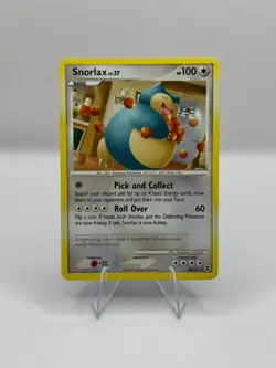 Pokemon Snorlax 33/111 Rising Rivals Basic Rare - LP - Image 1