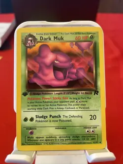Pokemon TCG - Dark Muk 41/82 Rocket Set 1st Edition - Near Mint - Image 1