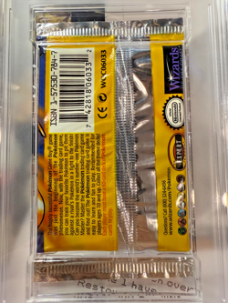 POP 3 - Pokemon Base Set 1st Edition Stamp Error Charizard Booster Pack WOTC TCG - Image 5