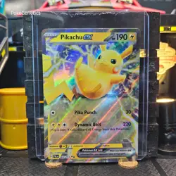 Pikachu ex Paldea Evolved Ultra Rare Pokemon TCG 063/193 Scarlet & Violet - Image 1