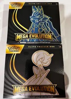Pokemon Mega Evolution Elite Trainer Box ETB Set of 2 Sealed - Image 1