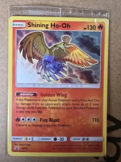 Pokemon Black Star Promo - Shining Ho-Oh SM70 Holo Foil Factory Sealed - Image 3