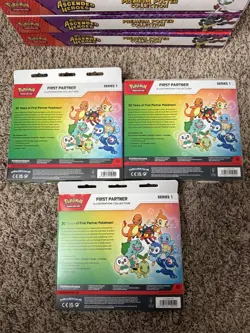 Pokemon TCG First Partner Illustration Collection Series 1 Factory Sealed Lot 3x - Image 2