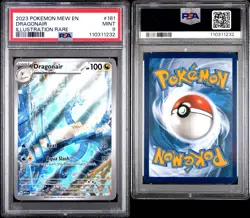 2023 POKEMON MEW EN-151 181 DRAGONAIR ILLUSTRATION RARE | PSA 9 - Image 3