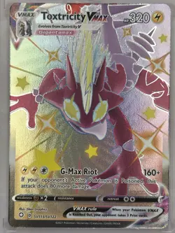 Toxtricity VMAX SV113/SV122 Pokemon TCG 2021 Shining Fates Shiny Holo Rare NM - Image 1