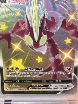 Toxtricity VMAX SV113/SV122 Pokemon TCG 2021 Shining Fates Shiny Holo Rare NM - Image 4