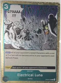 FOIL RARE Electrical Luna OP08-036 TWO LEGENDS One Piece CCG TCG English Card - Image 1