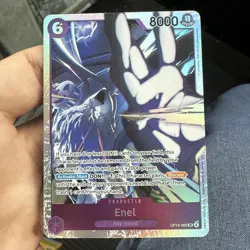 ONE PIECE ENEL OP15-060 SR SUPER RARE ADVENTURE ON KAMI'S ISLAND NM SKY ISLAND - Image 1