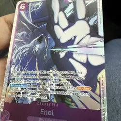 ONE PIECE ENEL OP15-060 SR SUPER RARE ADVENTURE ON KAMI'S ISLAND NM SKY ISLAND - Image 2