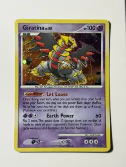 Giratina lv. 55 - 9/127 - Pokemon Platinum 2009 - Rare Holo Card - NM - Image 1
