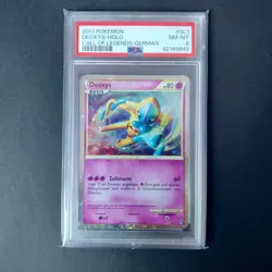 Pokemon TCG Karte Shiny Deoxys Sl1 Ruf der Legenden - Deutsch German - PSA 8 - Image 3