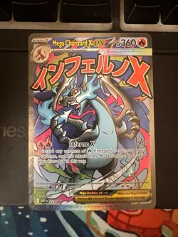 Pokemon Mega Charizard X ex Promo Holo 023 Mega Evolution 360 HP English - Image 1