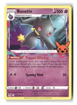 Banette 073/196 Rare Lost Origin Trick or Trade Pokemon Near Mint - Image 1