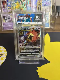 Pokemon TCG Charizard VSTAR Universe 212/172 Ace 10 & Mew VSTAR Ace 10 - Image 1