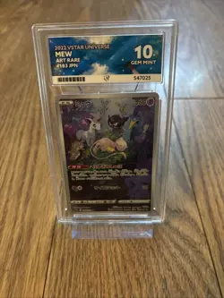 Pokemon TCG Charizard VSTAR Universe 212/172 Ace 10 & Mew VSTAR Ace 10 - Image 4