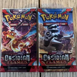 (2) Obsidian Flames Booster Pack - x2 NEW English Factory Sealed Pokemon 2023 - Image 1