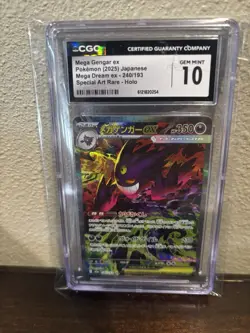 Pokemon Mega Gengar ex Mega Dream ex CGC 10 Special Art Rare Holo 240/193 2025 - Image 1