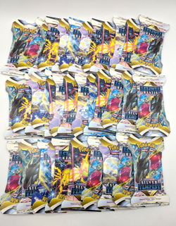 (36 PACKS) - Lot of Factory Sealed Pokemon Silver Tempest Sleeved Booster Packs - Image 1