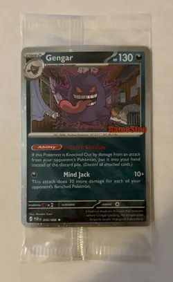 Pokemon Gengar GameStop Stamp Promo 050/088 | SEALED!! Perfect Order Promo 🔥 - Image 1