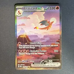 Charizard ex 199/165 Sv: Scarlet & Violet Pokemon 151 Holo NM Near Mint 001 - Image 1