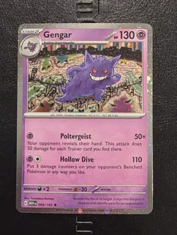Pokemon TCG Gengar Cosmos Holo Rare 094/165 Promo 151 NM - Image 1