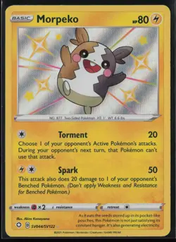 Morpeko SV044/SV122 Pokemon Shining Fates Shiny Vault Shiny Rare Near Mint - Image 1