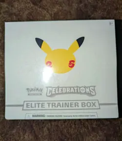 Pokemon TCG Celebrations Elite Trainer Box 25th Anniversary - BRAND NEW SEALED - Image 1